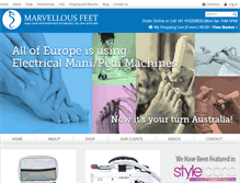 Tablet Screenshot of marvellousfeet.com